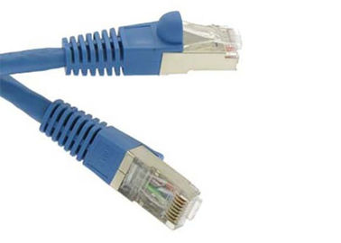 फ्लैट RJ45 SSTP कैट 7 नेटवर्क केबल 10Gbps 600Mhz 1 - 100 मीटर लंबाई